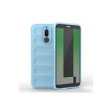 Huawei Mate 10 Lite Kılıf Kamera Korumalı İçi Kadife Yumuşak Silikon Kapak + Ekran Koruma Sky Blue