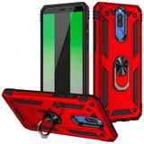 Huawei Mate 10 Lite Kılıf Tank Zırh Yüzüklü Mıknatıslı Standlı Kapak Vega