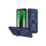 Huawei Mate 10 Lite Kılıf Vega Yüzüklü Standlı Zırh Tank Kapak + Ekran Koruma 6006