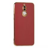 Huawei Mate 10 Lite Kılıf Volet Silikon - Kırmızı - Kırmızı