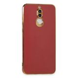 Huawei Mate 10 Lite Kılıf Volet Silikon - Kırmızı