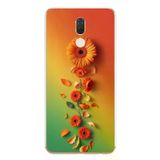 Huawei Mate 10 Lite Uyumlu Ayçiçeği Bükleleri Baskılı Silikon Kılıf