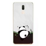 Huawei Mate 10 Lite Uyumlu Bambuya Çıkan Panda Baskılı Silikon Kılıf