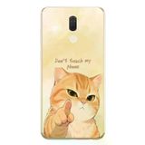 Huawei Mate 10 Lite Uyumlu Dont Touch My Phone Baskılı Silikon Kılıf