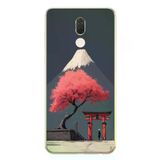Huawei Mate 10 Lite Uyumlu Fuji Dağı Baskılı Silikon Kılıf