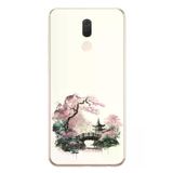 Huawei Mate 10 Lite Uyumlu Japon Bahçesi Baskılı Silikon Kılıf