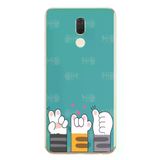 Huawei Mate 10 Lite Uyumlu Kedi Patileri Baskılı Silikon Kılıf