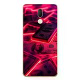 Huawei Mate 10 Lite Uyumlu Kızıl Dolarlar Baskılı Silikon Kılıf