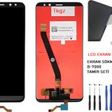 Huawei Mate 10 Lite Uyumlu Lcd Ekran Dokunmatik Servis Orijinali Siyah + B-7000 + Tamir Seti