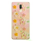 Huawei Mate 10 Lite Uyumlu Pastel Papatya Baskılı Silikon Kılıf