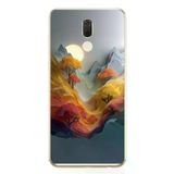 Huawei Mate 10 Lite Uyumlu Renk Dalgalı Manzara Baskılı Silikon Kılıf