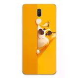Huawei Mate 10 Lite Uyumlu Sarı Köpek Baskılı Silikon Kılıf
