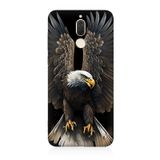 Huawei Mate 10 Lite Uyumlu Silikon Kılıf Beyaz Başlı Kara Kartal