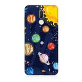 Huawei Mate 10 Lite Uyumlu Silikon Kılıf Gezegenler Ve Yıldız Haritası