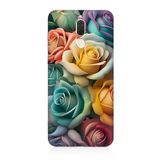 Huawei Mate 10 Lite Uyumlu Silikon Kılıf Pastel Soft Güller