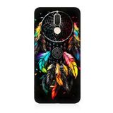 Huawei Mate 10 Lite Uyumlu Silikon Kılıf Renki Dream Catcher Düş Kapanı