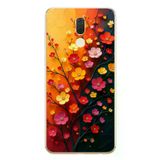 Huawei Mate 10 Lite Uyumlu Sonbahar Çiçekleri Baskılı Silikon Kılıf