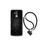 Huawei Mate 20 Lite ile Uyumlu Kılıf Silikon Desen Boyun Askılı Dikenli Tel 1779