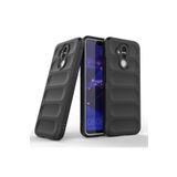 Huawei Mate 20 Lite Kılıf Kamera Korumalı İçi Kadife Yumuşak Silikon Kapak + Ekran Koruma Siyah