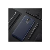 Huawei Mate 20 Lite Kılıf Negro Karbon Görünümlü Silikon Kapak + Ekran Koruma 6164