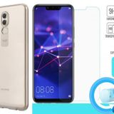 Huawei Mate 20 Lite Kilif Seffaf Silikon Kamera Koruma + Nano Cam