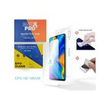 Huawei Mate 20 Lite Nano Ön Ekran + Full Arka Kaplama Set Esnek Ultra İnce - Maxxpro - Epu Hd