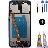 Huawei Mate 20 Lite Sne-Al00 Sne-Lx1 Sne-Lx2 Sne-Lx3 Uyumlu Çıtalı Oled Lcd Ekran Dokunmatik Mavi + Montaj Seti