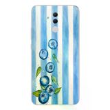 Huawei Mate 20 Lite Uyumlu Yaban Mersinleri Baskılı Silikon Kılıf