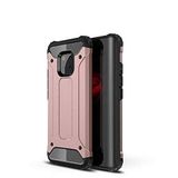 Huawei Mate 20 Pro ile uyumlu Çİft Katman Koruyucu Crash Military Tank Kılıf - Rose Gold