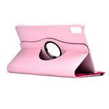 Huawei Mate Pad 10.4 Fuchsia Dönebilen Standlı ile Uyumlu Kılıf Pembe Açık