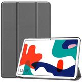 Huawei Mate Pad 10.4 Htstore Zore Smart Cover Standlı 1-1 Kılıf-Gri