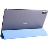 Huawei Mate Pad 11 Htstore Htstore Zore Smart Cover Standlı 1-1 Kılıf-Mavi