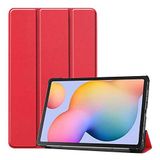 Huawei Mate Pad Pro 10.8 Fuchsia Smart Cover Standlı 1-1 ile Uyumlu Kılıf Kırmızı