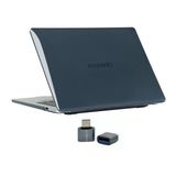 Huawei Matebook X Pro 14 Kılıf Kristal Parlak Şeffaf Sert Hard Case İnce Hafif 2022-2024