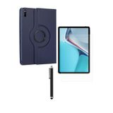 Huawei Matepad 10.4 Bah3-w09 Uyumlu 360° Dönerli Tablet Kılıfı 3lü Set