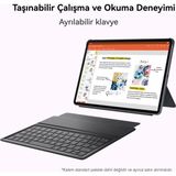 Huawei Matepad 11.5 2025 Papermatte 8gb 256GB Tablet Klavye Seti Göz Dostu Kağıt Hissi Ekran Okuma ve Yazma Için Ideal Akıllı Tablet Çözümü - Uzay Grisi