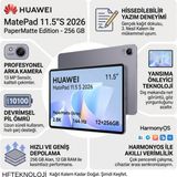 Huaweı Matepad 11.5 S 2026 Yeni Tablet +Anker 10.000 Mah Powerbank ve Huawei M-Pencil 3. Nesil Tablet Kalemi Hediye - 256 GB - Uzay Grisi - 12 GB RAM