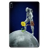 Huawei MatePad Pro 10.8" ile Uyumlu Desenli Silikon Kılıf, Astronot PopArt, Çok Renkli avonm-v-cvr459172