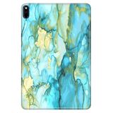 Huawei MatePad Pro 10.8" ile Uyumlu Desenli Silikon Kılıf, Bulanık Mermer, UV Baskılı avonm-v-cvr459178