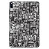 Huawei MatePad Pro 10.8" ile Uyumlu Desenli Silikon Kılıf, City, Arka Kapak avonm-v-cvr459185