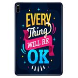 Huawei MatePad Pro 10.8" ile Uyumlu Desenli Silikon Kılıf, Everything, Çok Renkli avonm-v-cvr459202