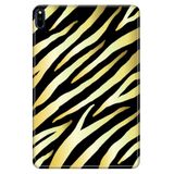 Huawei MatePad Pro 10.8" ile Uyumlu Desenli Silikon Kılıf, Gold Kaplan, UV Baskılı avonm-v-cvr459216