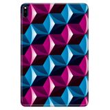 Huawei MatePad Pro 10.8" ile Uyumlu Desenli Silikon Kılıf, Grafik, Çok Renkli avonm-v-cvr459218
