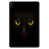 Huawei MatePad Pro 10.8" ile Uyumlu Desenli Silikon Kılıf, Karakedi, UV Baskılı avonm-v-cvr459246
