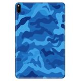 Huawei MatePad Pro 10.8" ile Uyumlu Desenli Silikon Kılıf, Mavi Kamuflaj avonm-v-cvr459270