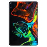 Huawei MatePad Pro 10.8" ile Uyumlu Desenli Silikon Tablet Kılıfı, Boyaların Dansı, Çok Renkli avonm-v-cvr459175