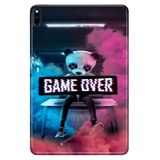Huawei MatePad Pro 10.8" ile Uyumlu Desenli Silikon Tablet Kılıfı, Game Over, Çok Renkli avonm-v-cvr459211