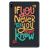 Huawei MatePad Pro 10.8" ile Uyumlu Desenli Silikon Tablet Kılıfı, UV Baskılı, Çok Renkli avonm-v-cvr459195
