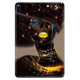 Huawei MatePad Pro 10.8" ile Uyumlu Desenli Silikon Tablet Kılıfı, UV Baskılı, Yaldızlı Kız avonm-v-cvr459346