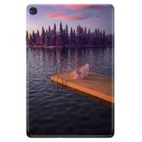 Huawei MatePad T10S 10.1" ile Uyumlu Desenli Silikon Tablet Kılıfı, UV Baskılı, Romantik Rıhtım avonm-v-cvr459912
